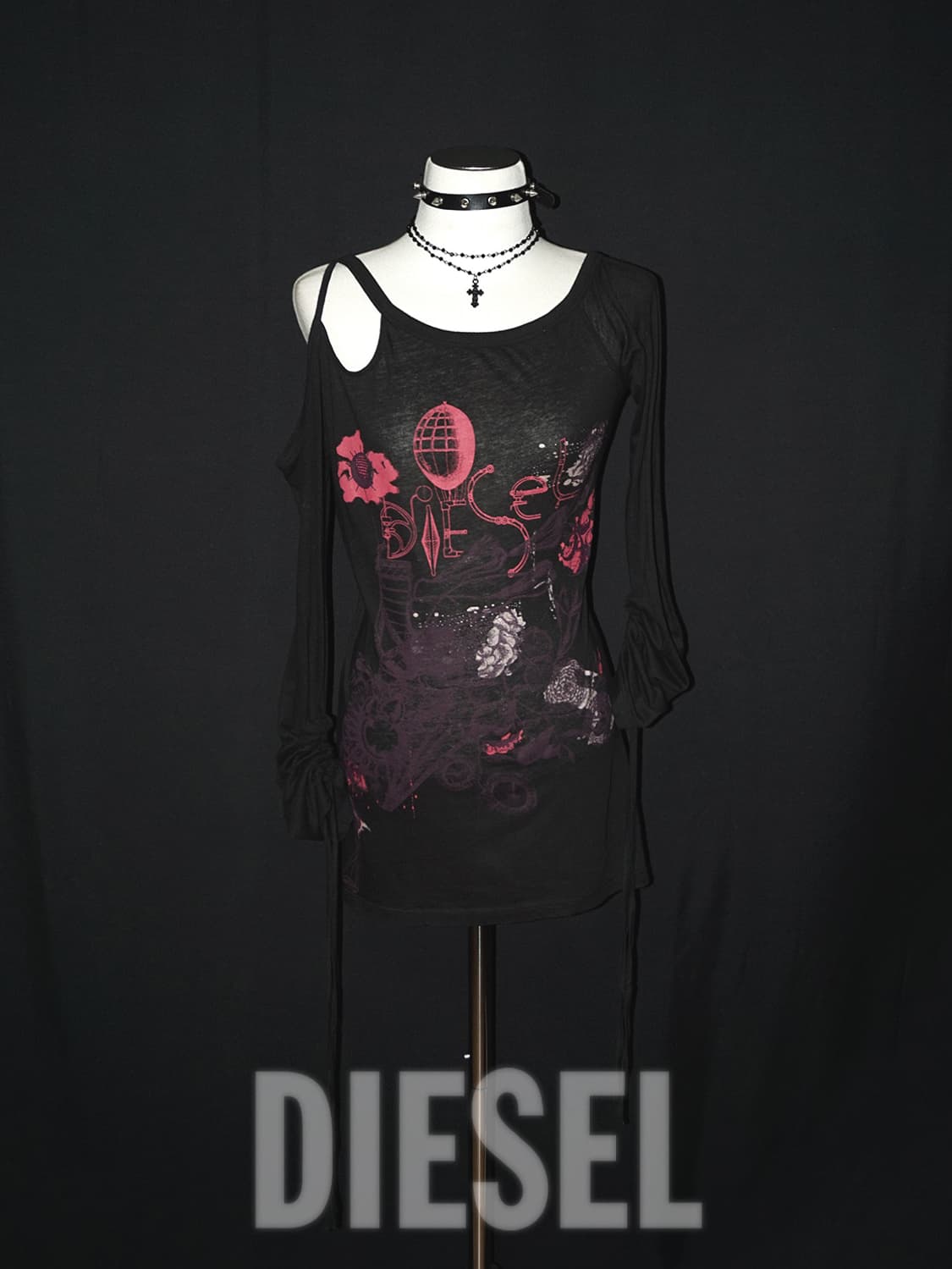 (diesel) gothic oriental graphic t  상품이미지1