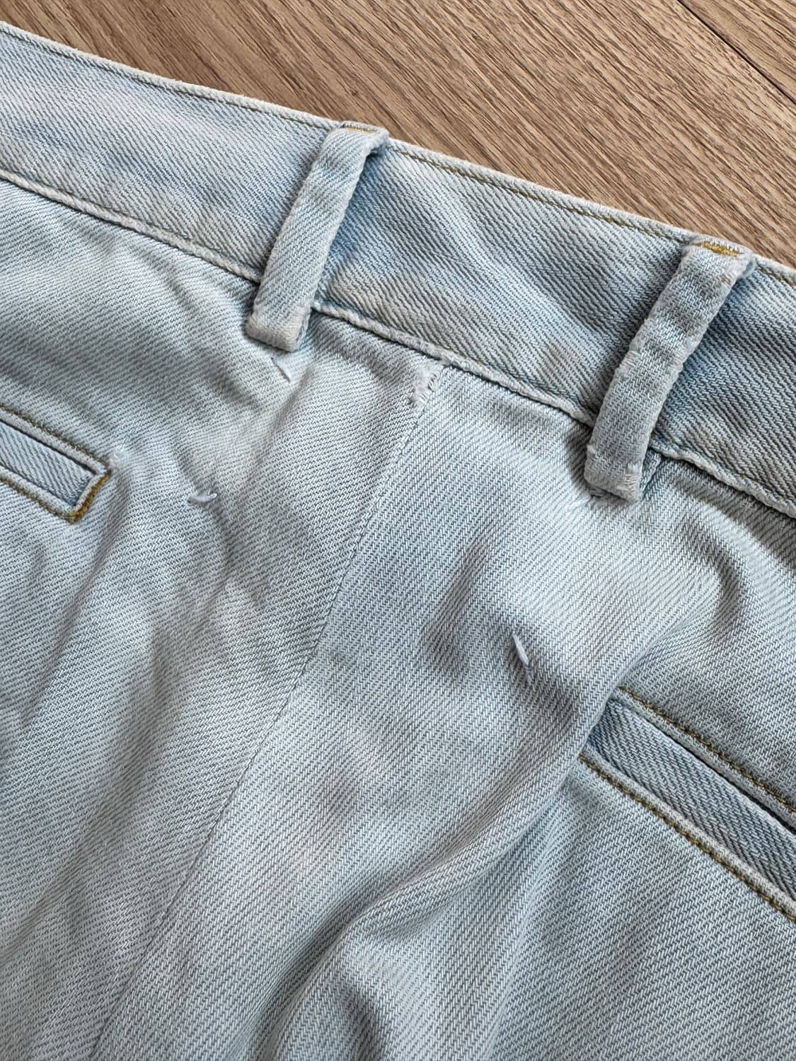 마르지엘라 워시드 데님 팬츠 상품이미지3