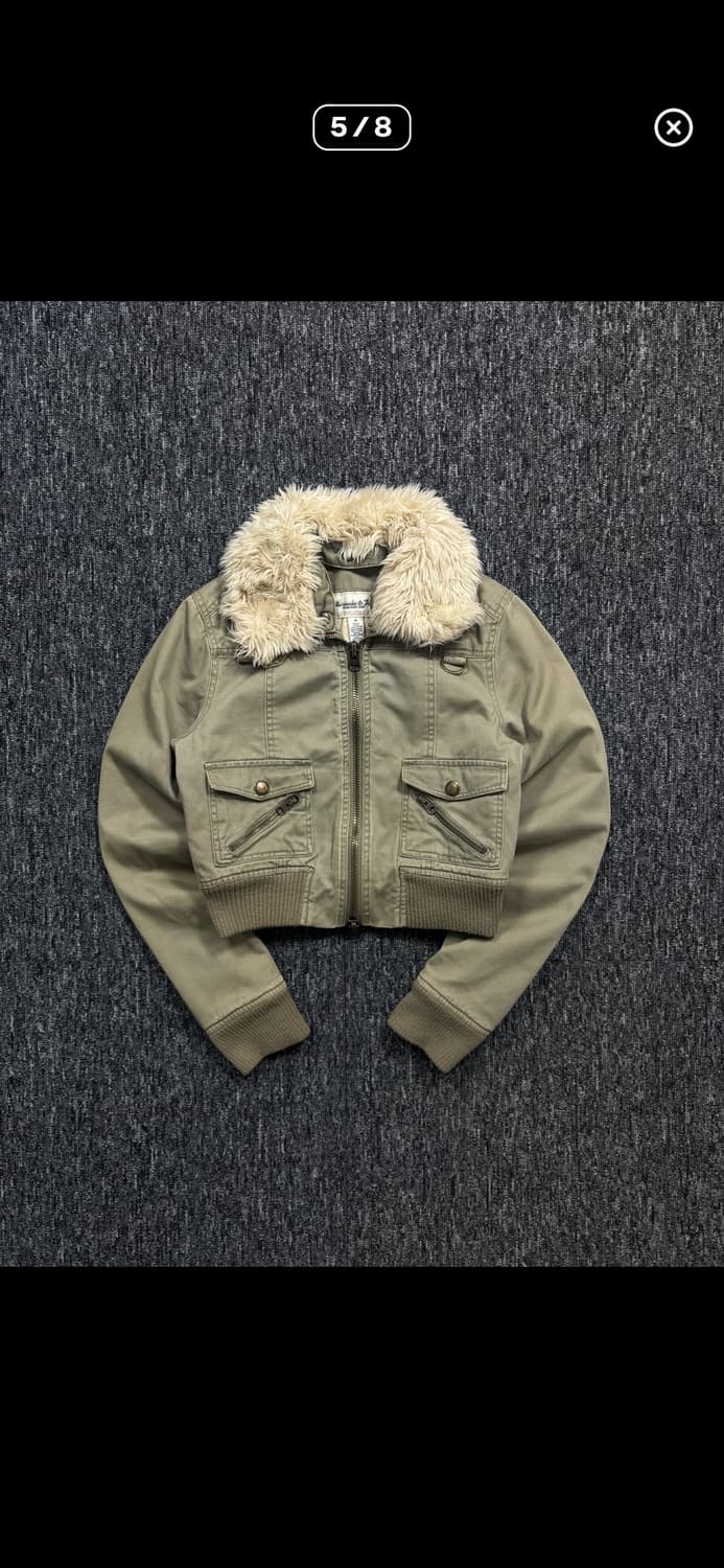 아베크롬비 y2k 퍼카라 크롭 자켓 상품이미지6