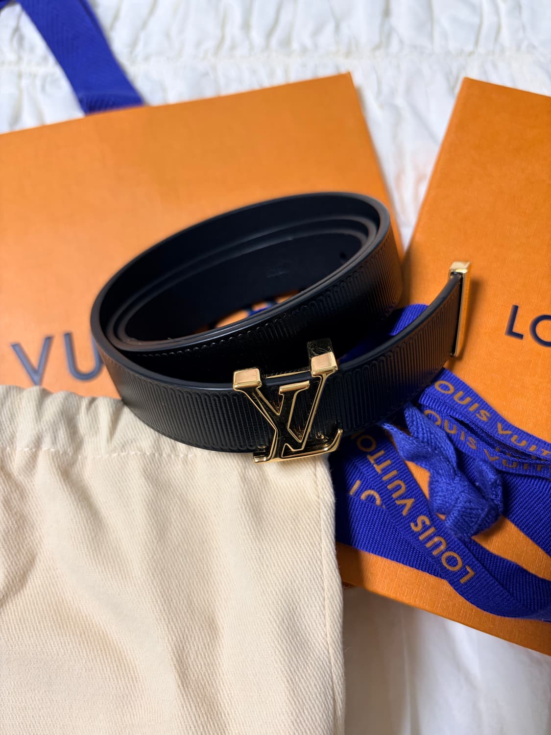 루이비통 LV 이니셜 꾸뛰르 벨트 20 MM 여성 상품이미지5