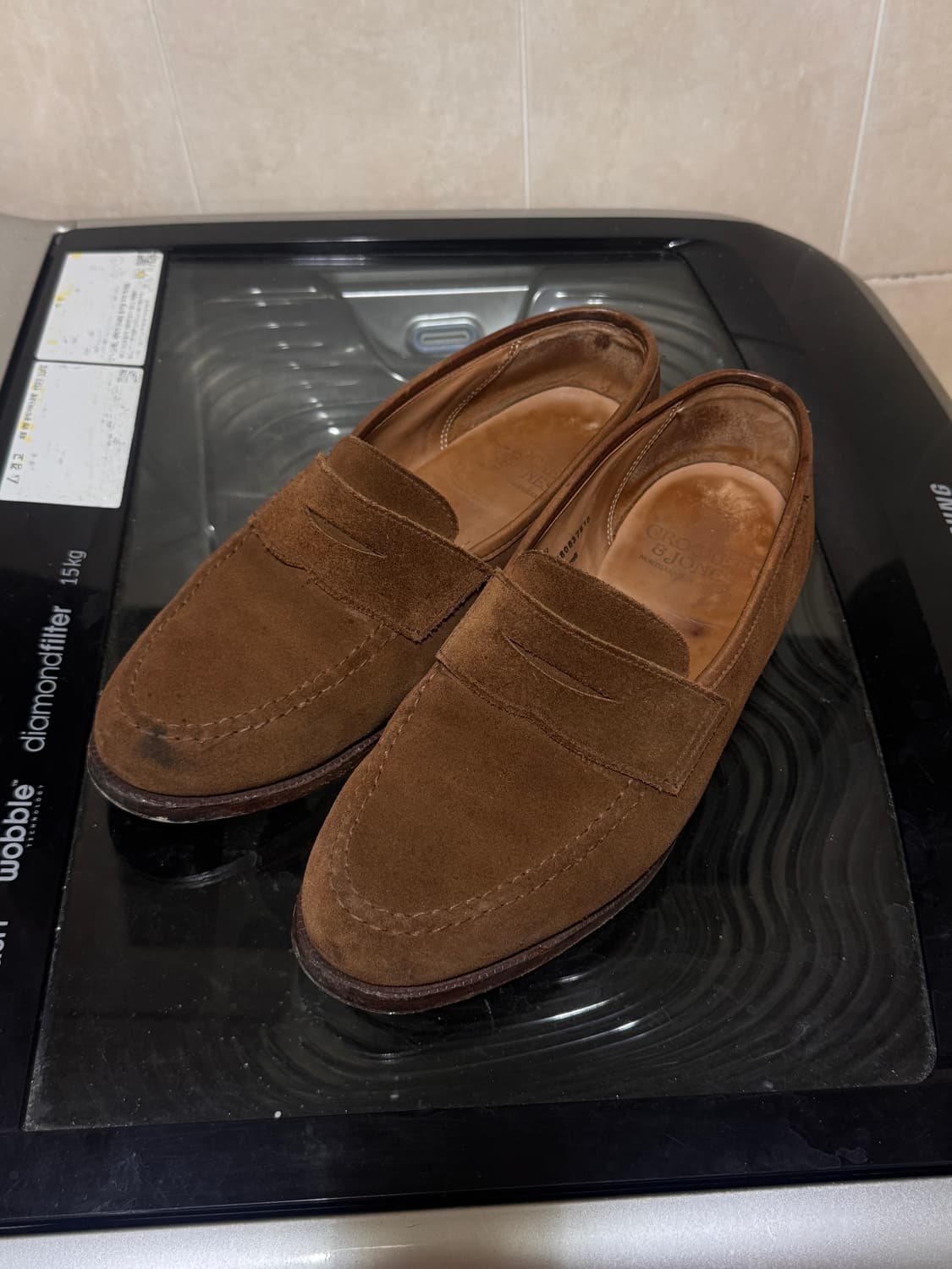 크로켓앤존스 보스턴 스웨이드 로퍼uk 7 반 유니페어/드레익스/알든/에드 상품이미지1