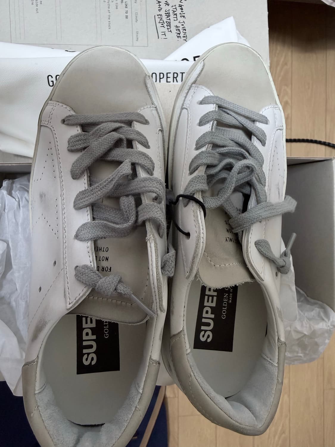 골든구스 슈퍼스타 스케이트 화이트 36 상품이미지1