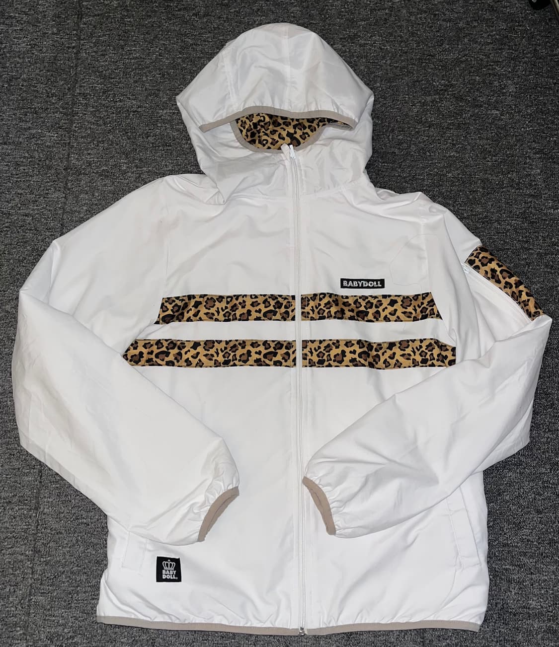 베이비돌 호피 후드 점퍼 상품이미지3