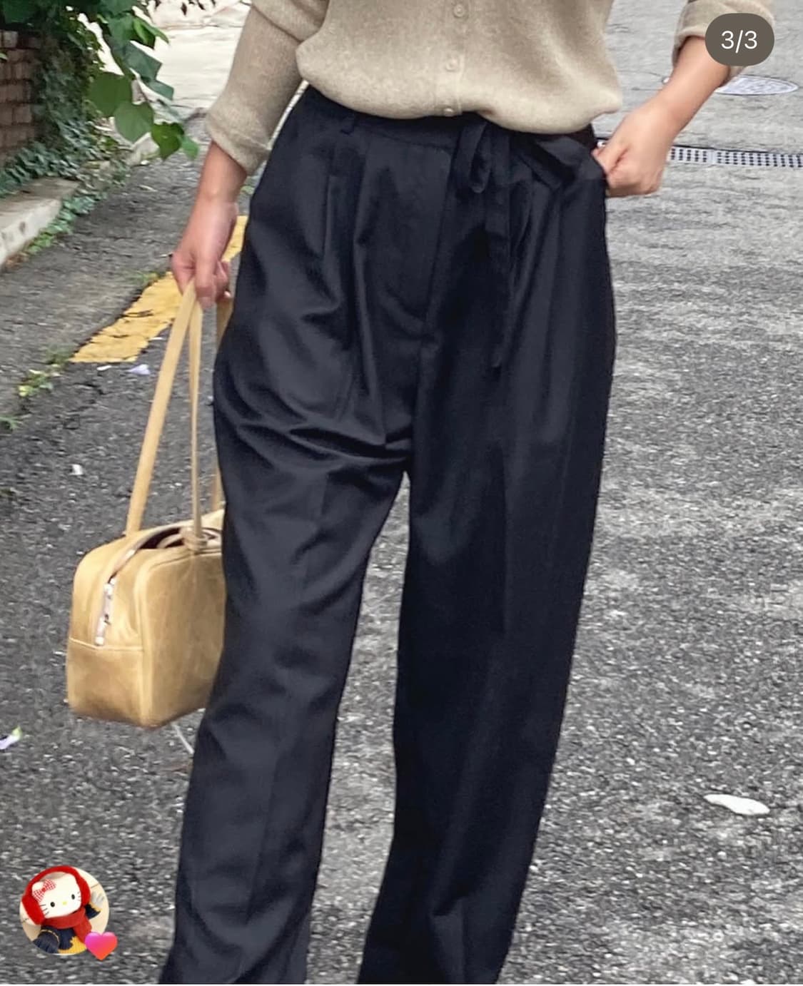 레귤라 보스턴백 베이지 상품이미지6