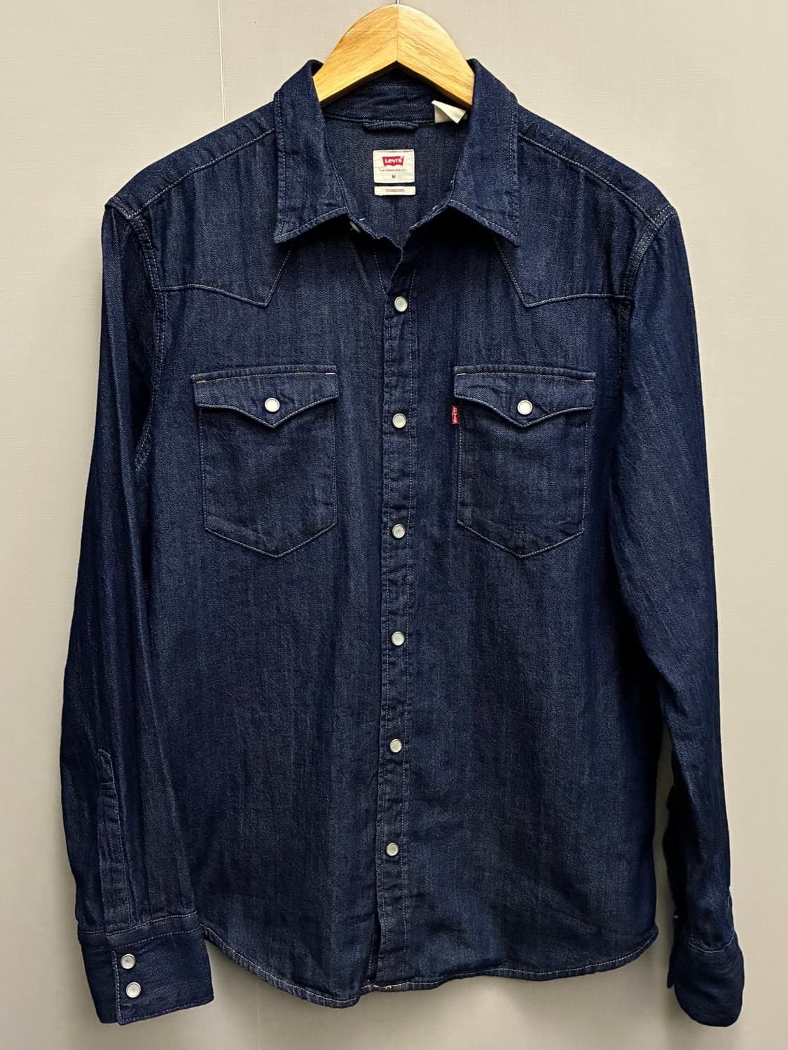 (M)리바이스 데님 투포켓 웨스턴셔츠 데님셔츠 lvc 상품이미지1