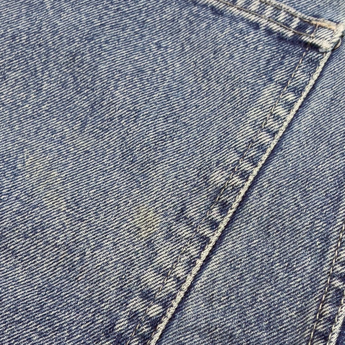 90s 타미힐피거 빅패치 카펜터 데님 쇼츠 상품이미지4