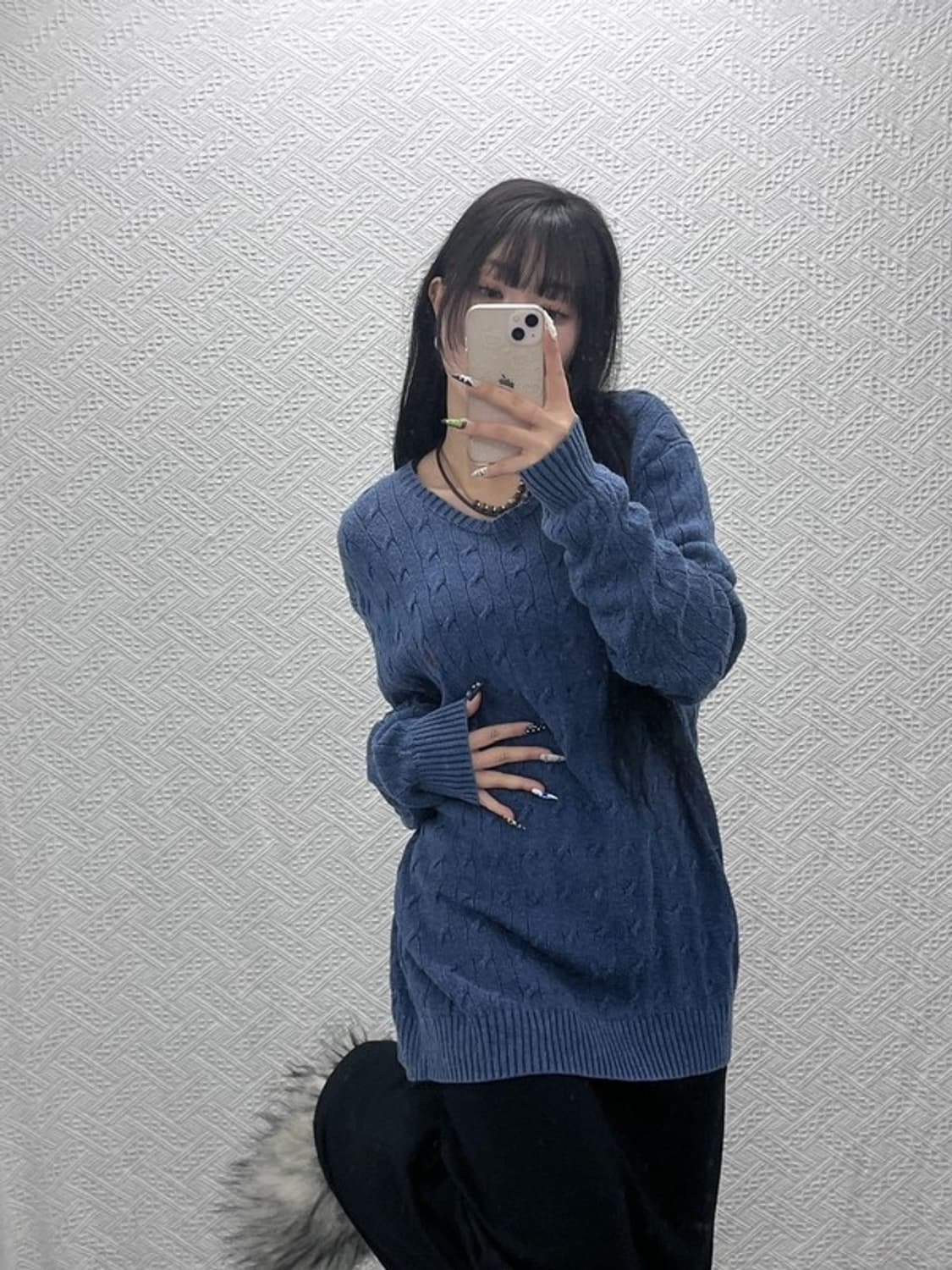 폴로 랄프로렌 캐주얼 크루넥 꽈배기 니트 XXL C08817 상품이미지1