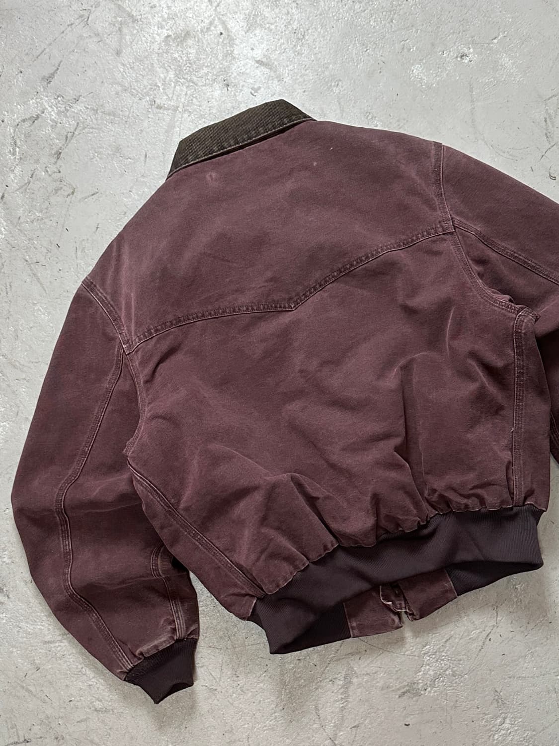 90’s USA Made 칼하트 J14 BRG 칼하트 버건디 디트로이트 상품이미지6