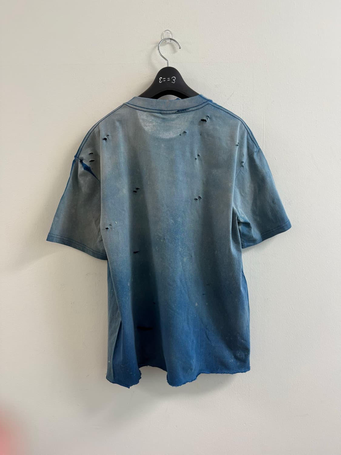 Vintage ocean blue faded distressed t 상품이미지7