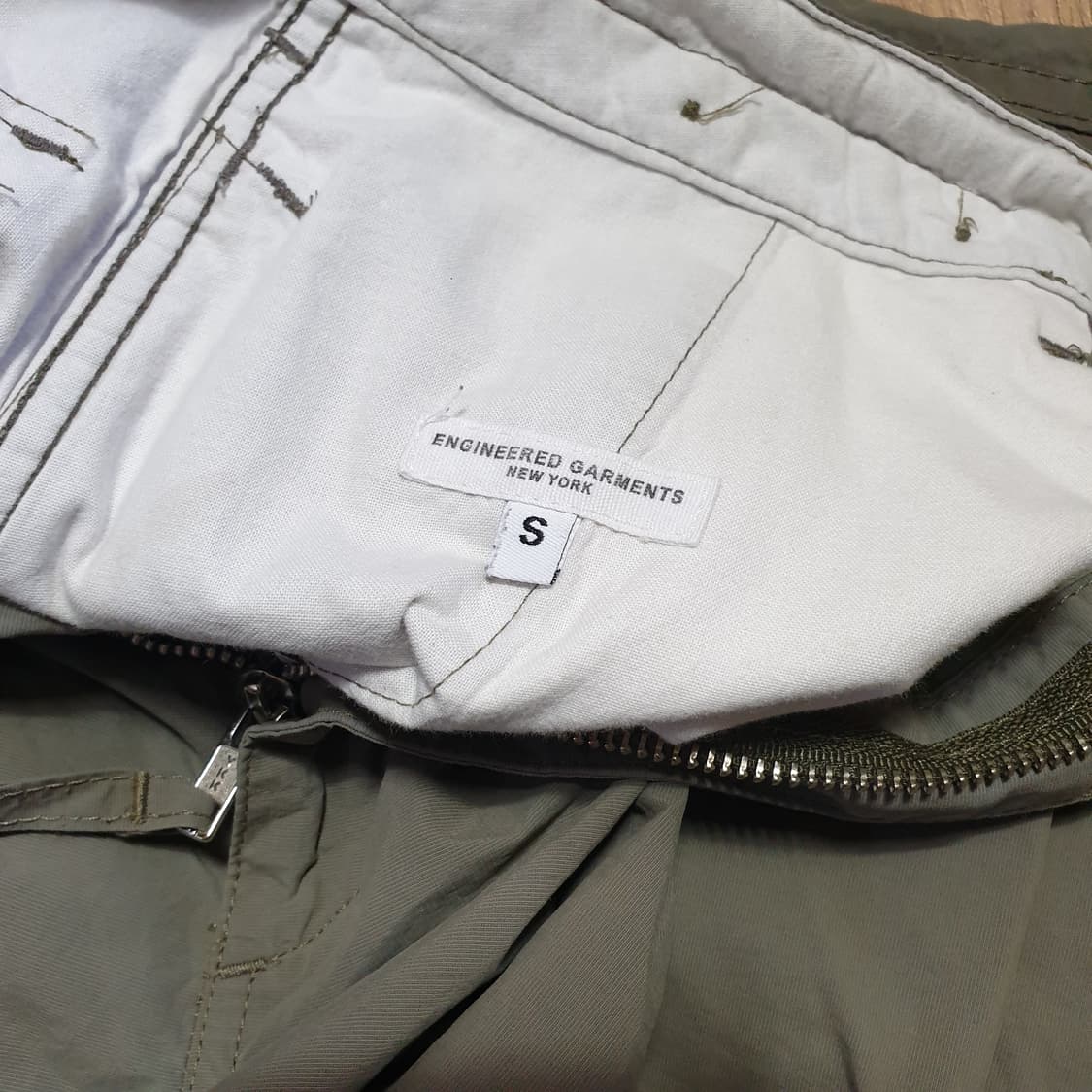 엔지니어드 가먼츠 오버팬츠 (S) 4.5oz waxed cotton 상품이미지7