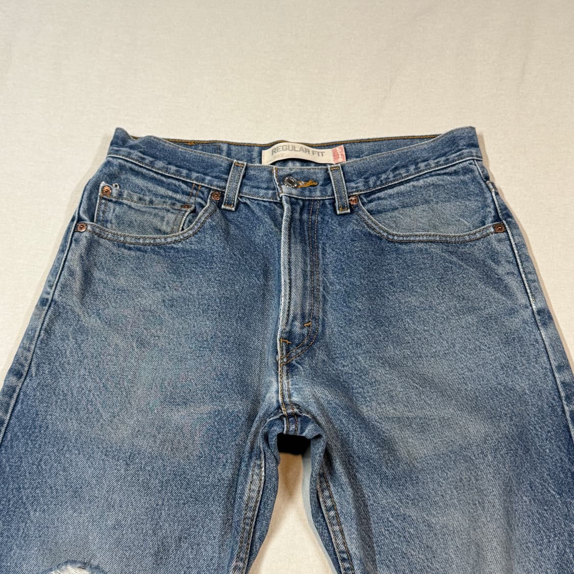 31inch) 리바이스 505 레귤러 핏 데님 청바지 상품이미지7