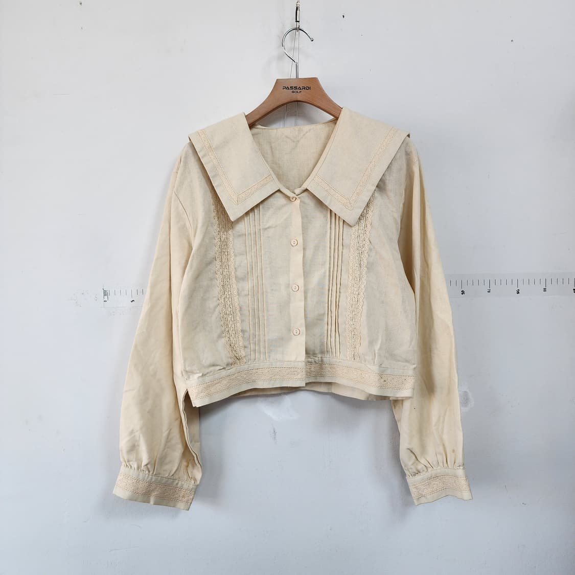 세일러 카라 레이스 블라우스 상품이미지1