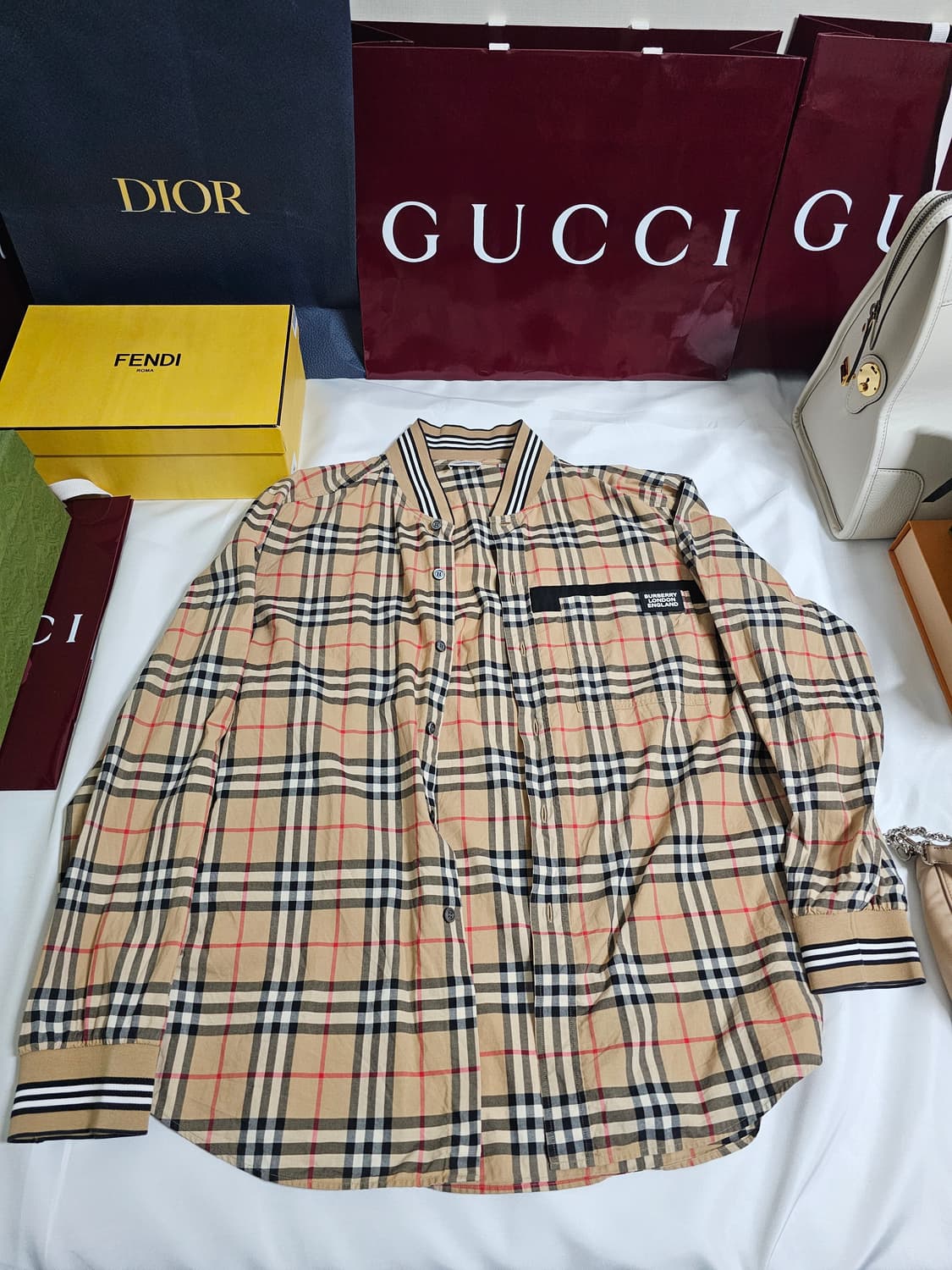 (최저가)버버리 체크셔츠  상품이미지1