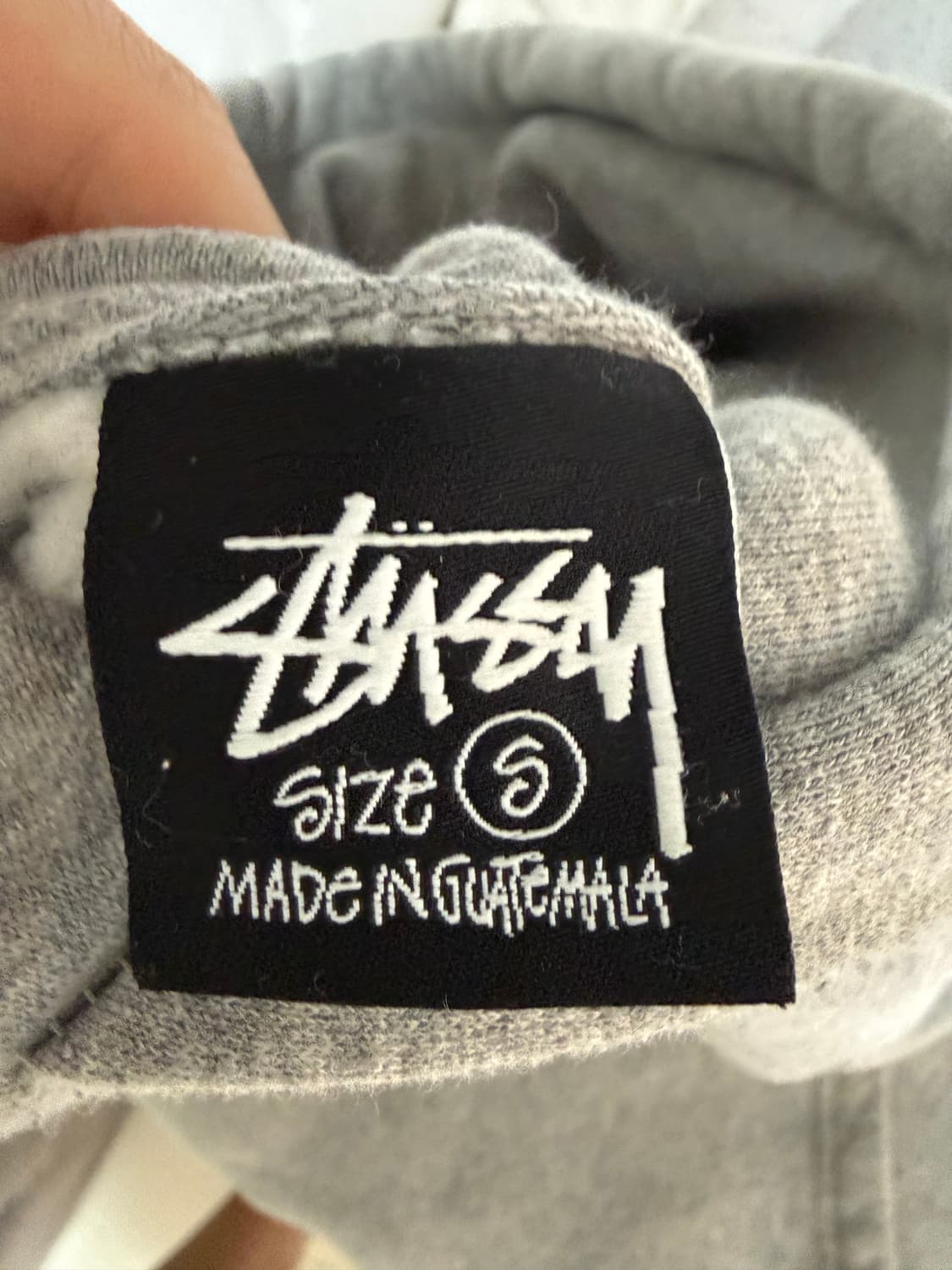 스투시 후드티 그레이 상품이미지4