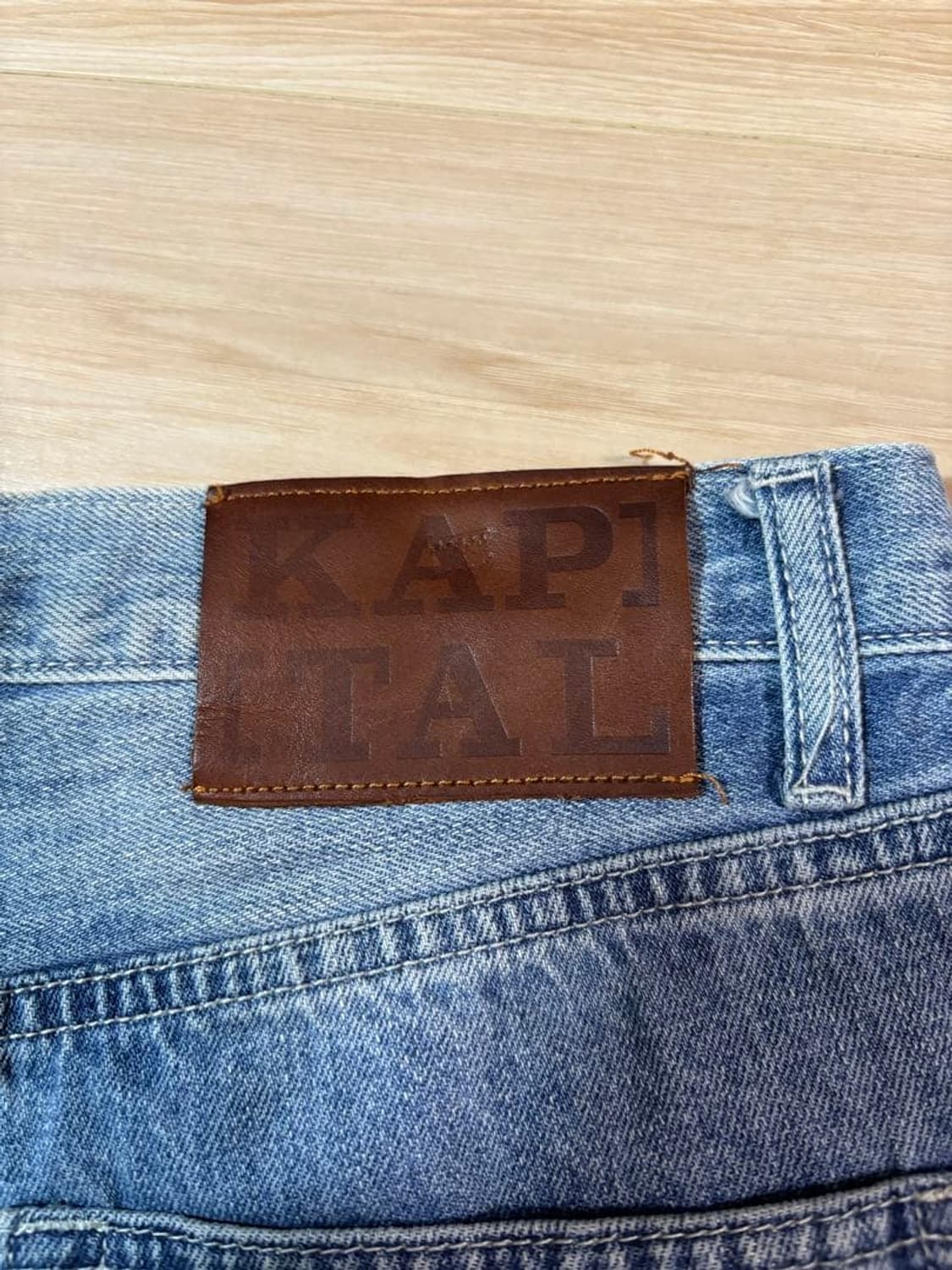 캐피탈 14온즈 데님 5P 몽키 시스코 잼스톤 팬츠 상품이미지8