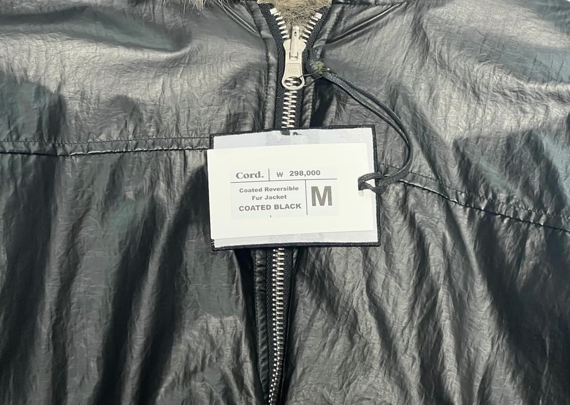 [새상품] Cord 코드 코티드 리버시블 퍼 자켓 상품이미지6
