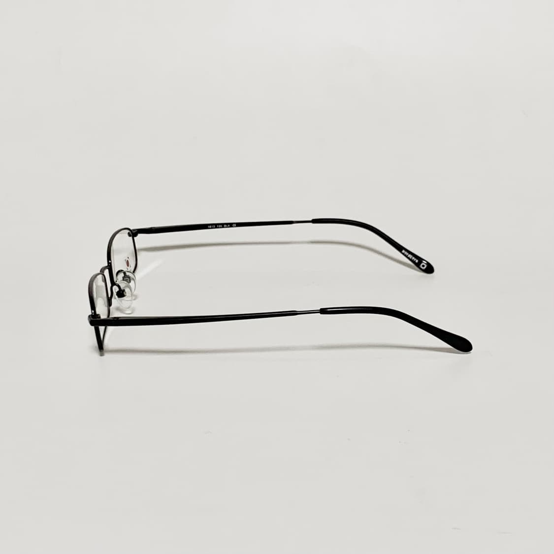924 데드스탁 빈티지안경 경량 블랙 사각 안경 스몰 미니멀 메탈 프레임 상품이미지4