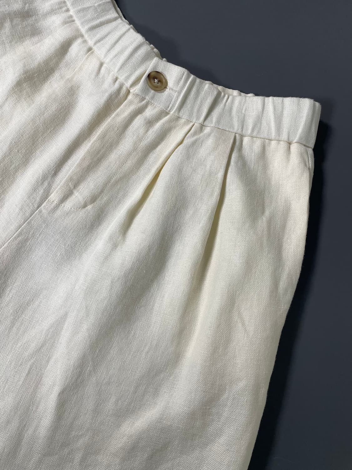 [L] THE LOW 더로우 와이드 린넨 팬츠 바지 상품이미지4