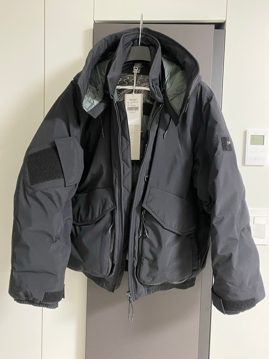 시리즈 x 언어펙티드 MK3 하이브리드 다운 자켓 105 새상품 상품이미지1