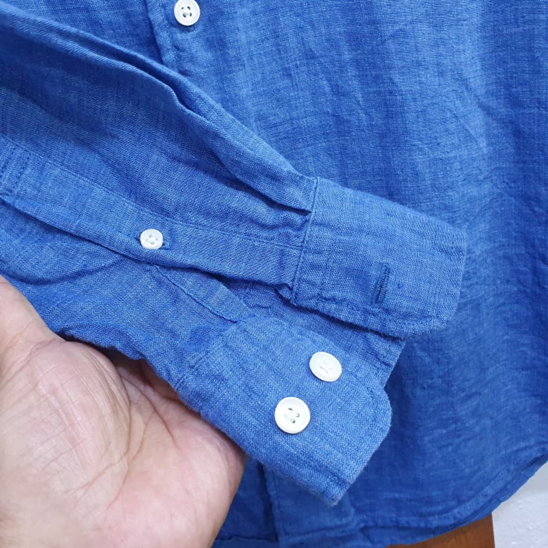 유니클로 마100% 긴팔셔츠(95) 상품이미지3