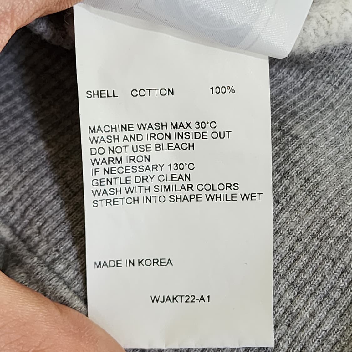 [1] KIRSH 체리 로고 후드티 (그레이) 상품이미지6