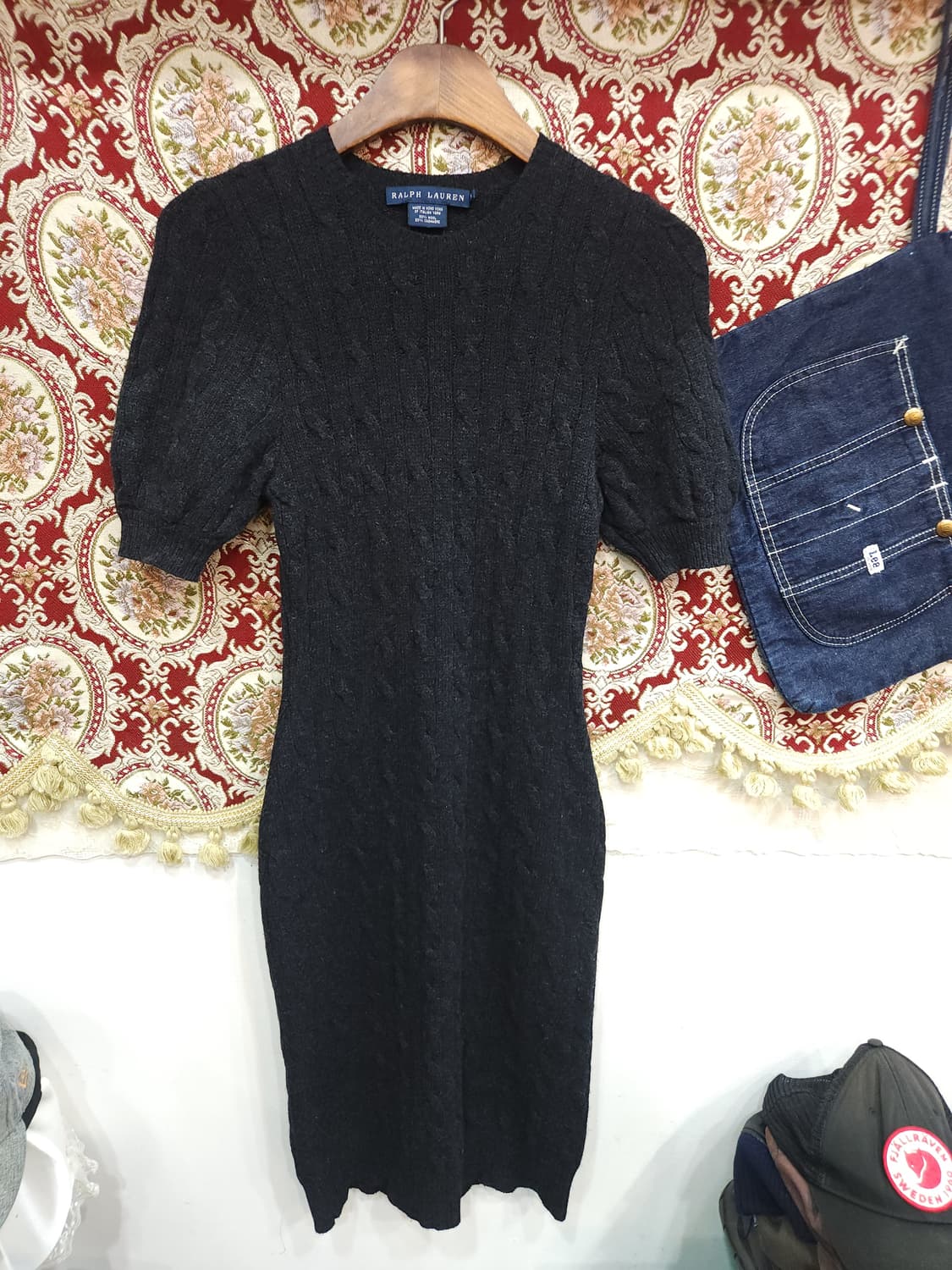 폴로 랄프로렌 00s 캐시미어 울 꽈배기 반팔 원피스
​ 상품이미지2