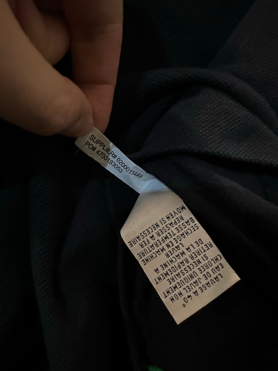 폴로 랄프로렌 치프키프 네이비 빅포니 카라 반팔티 상품이미지4