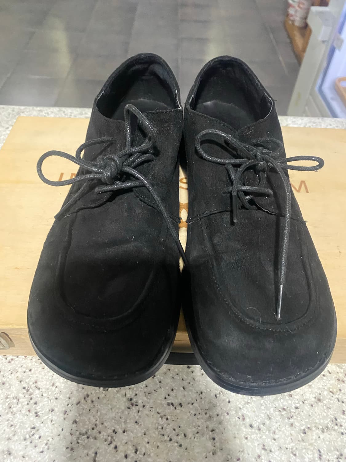 REC DOL 레크돌 블랙 스웨이드 로퍼240 상품이미지1