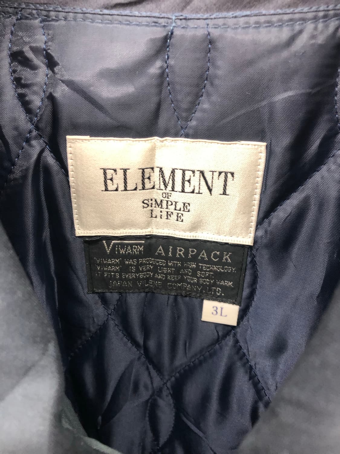 element of simple life 자켓 네이비 상품이미지3