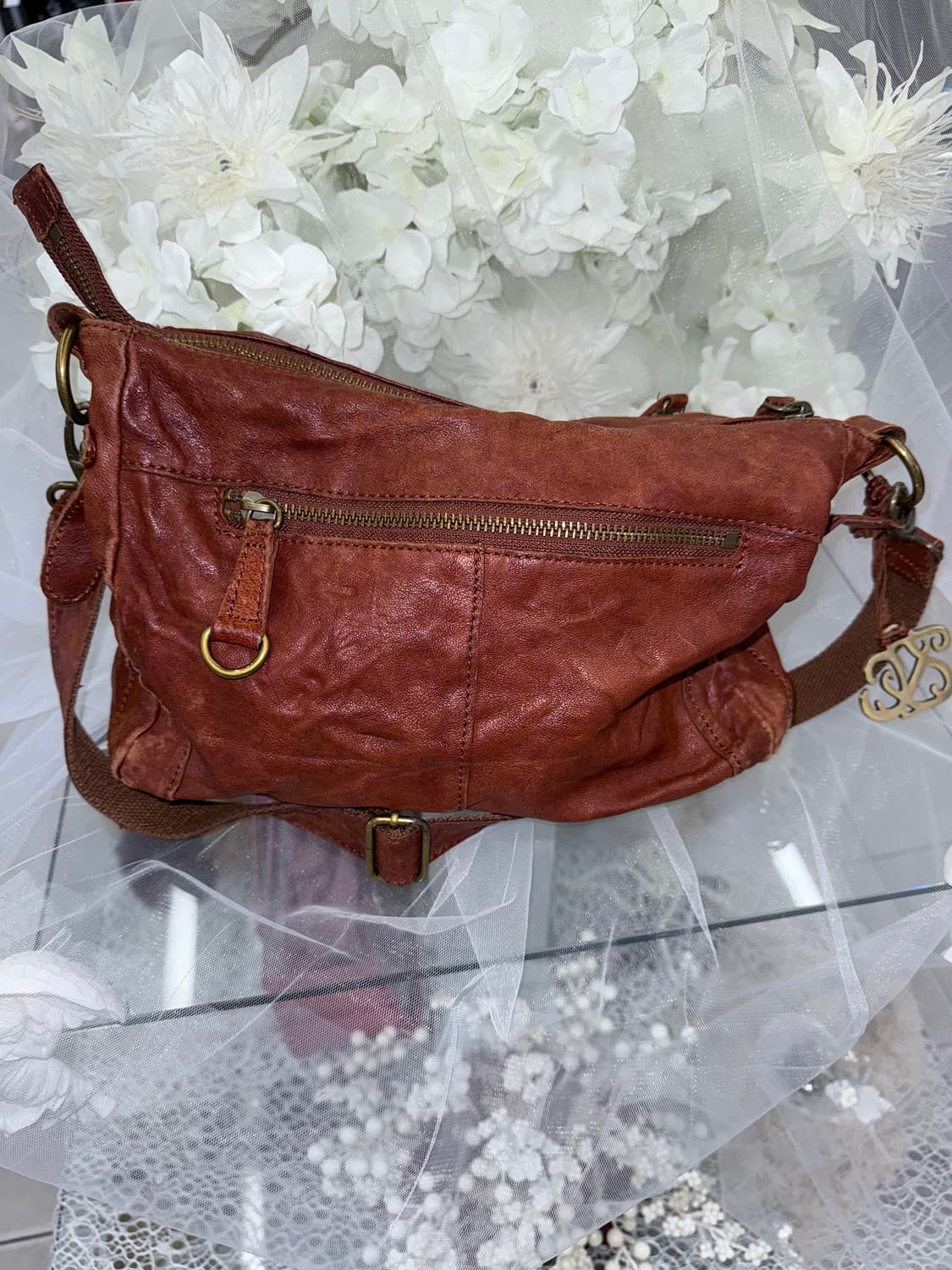 wrinkled leather bag 상품이미지4