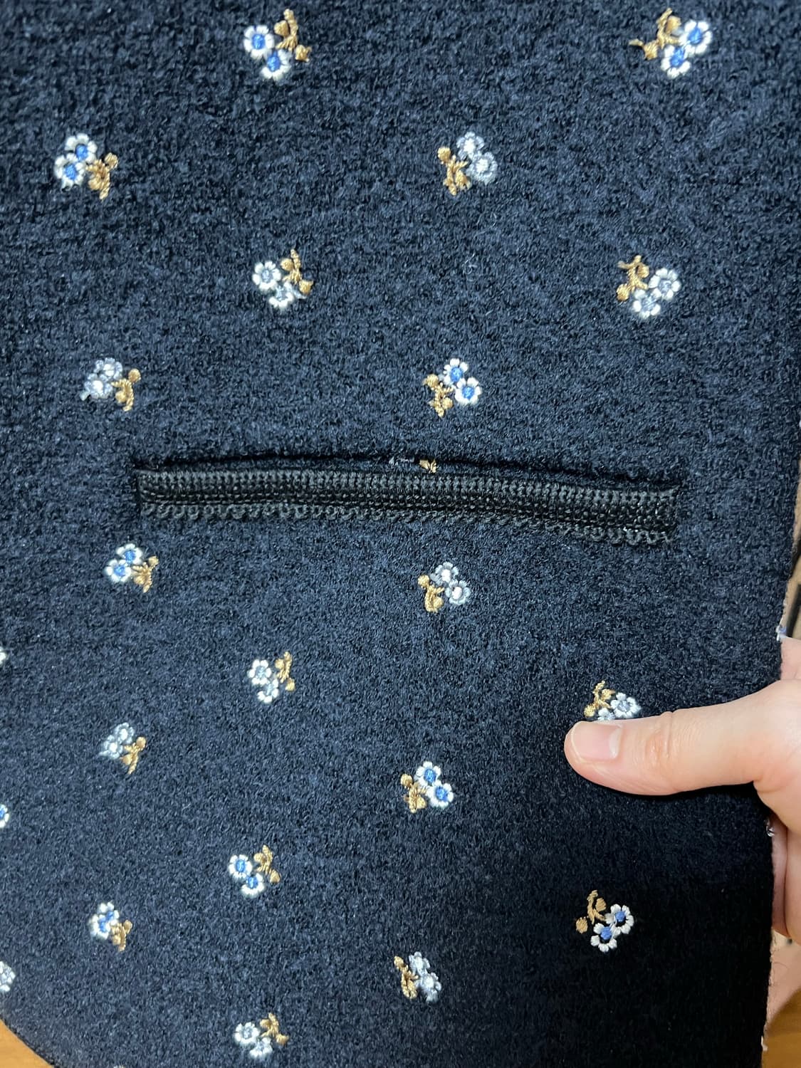 Rier 워커 자켓 플라워 블랙 walker jacket flowers 상품이미지10