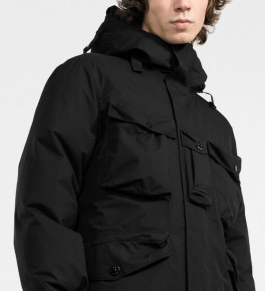 스톤아일랜드 고어텍스패딩/블랙/xl 상품이미지3