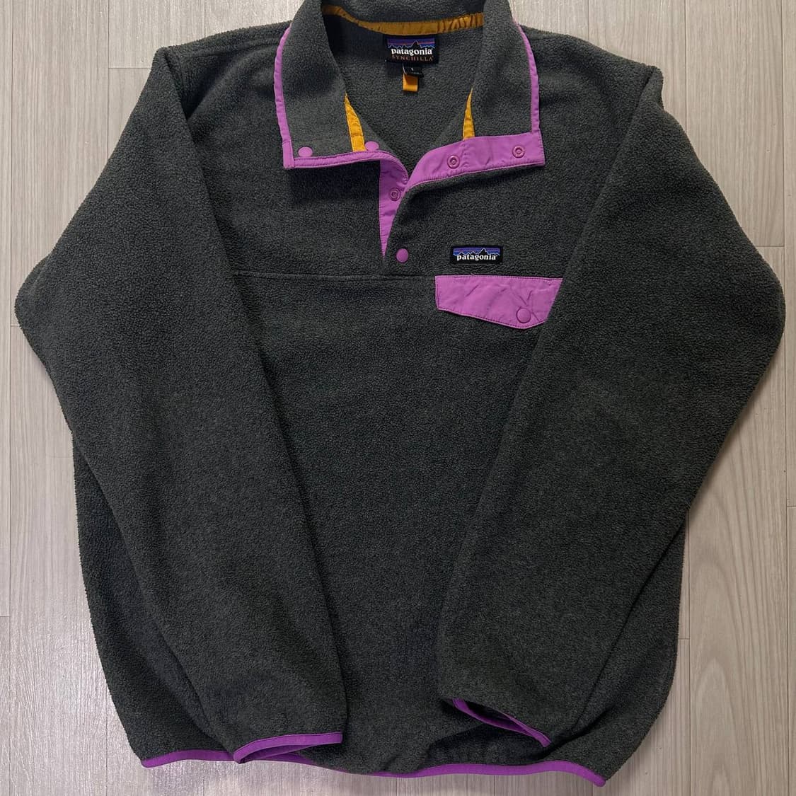 patagonia 파타고니아 신칠라 우먼 니켈 그레이 핑크 L 상품이미지2