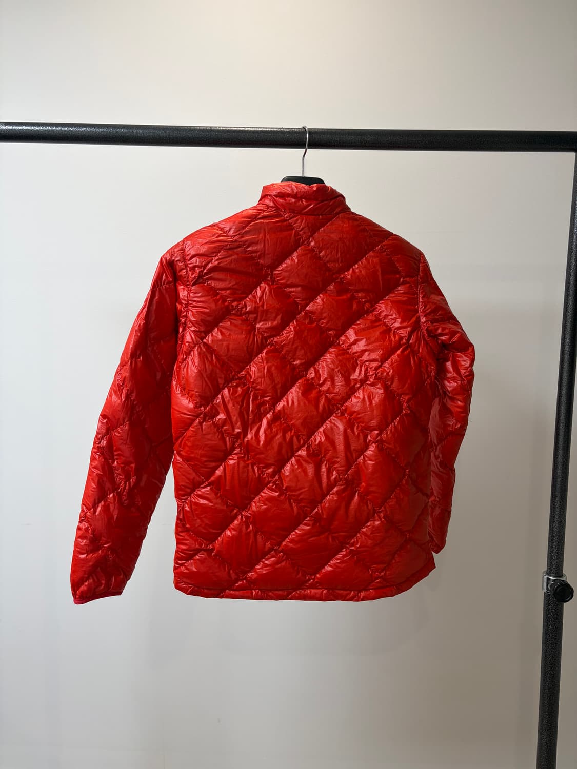 (L) mont bell 몽벨 재팬라인 오렌지 경량 패딩 상품이미지3