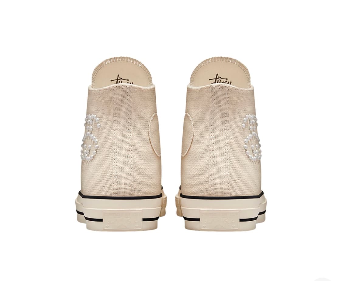 [2회착용] 스투시x컨버스 척70하이 아이보리 245 상품이미지3