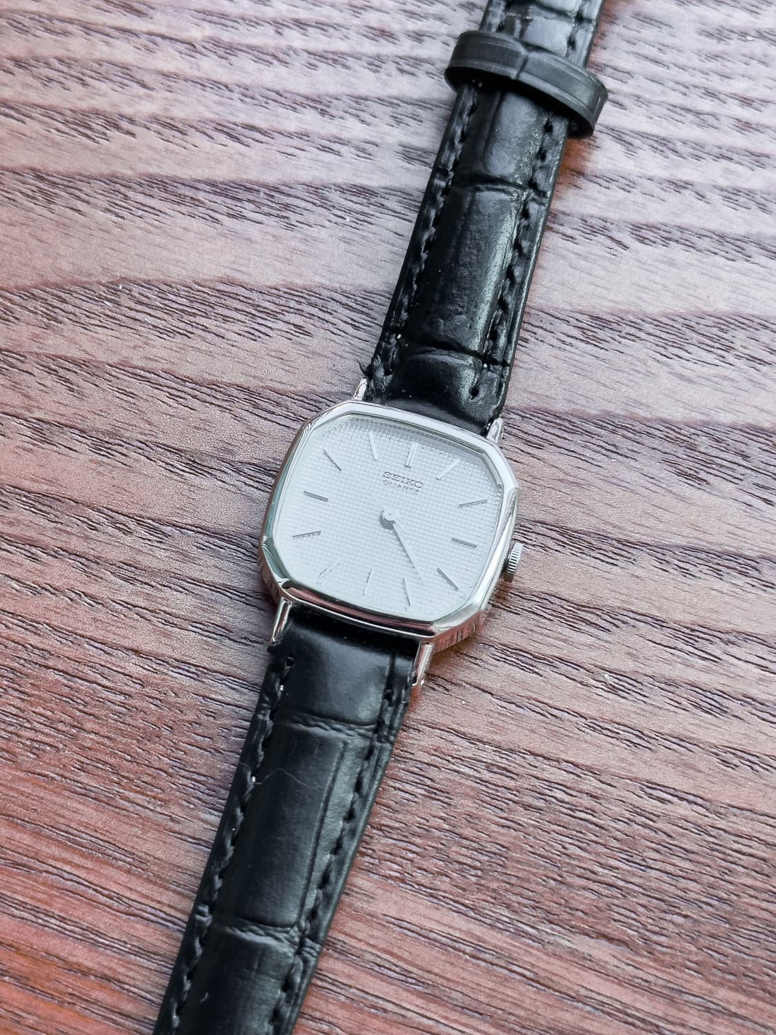 빈티지 세이코 1421-5060 옥타곤 와플 다이얼 드레스 워치 상품이미지5