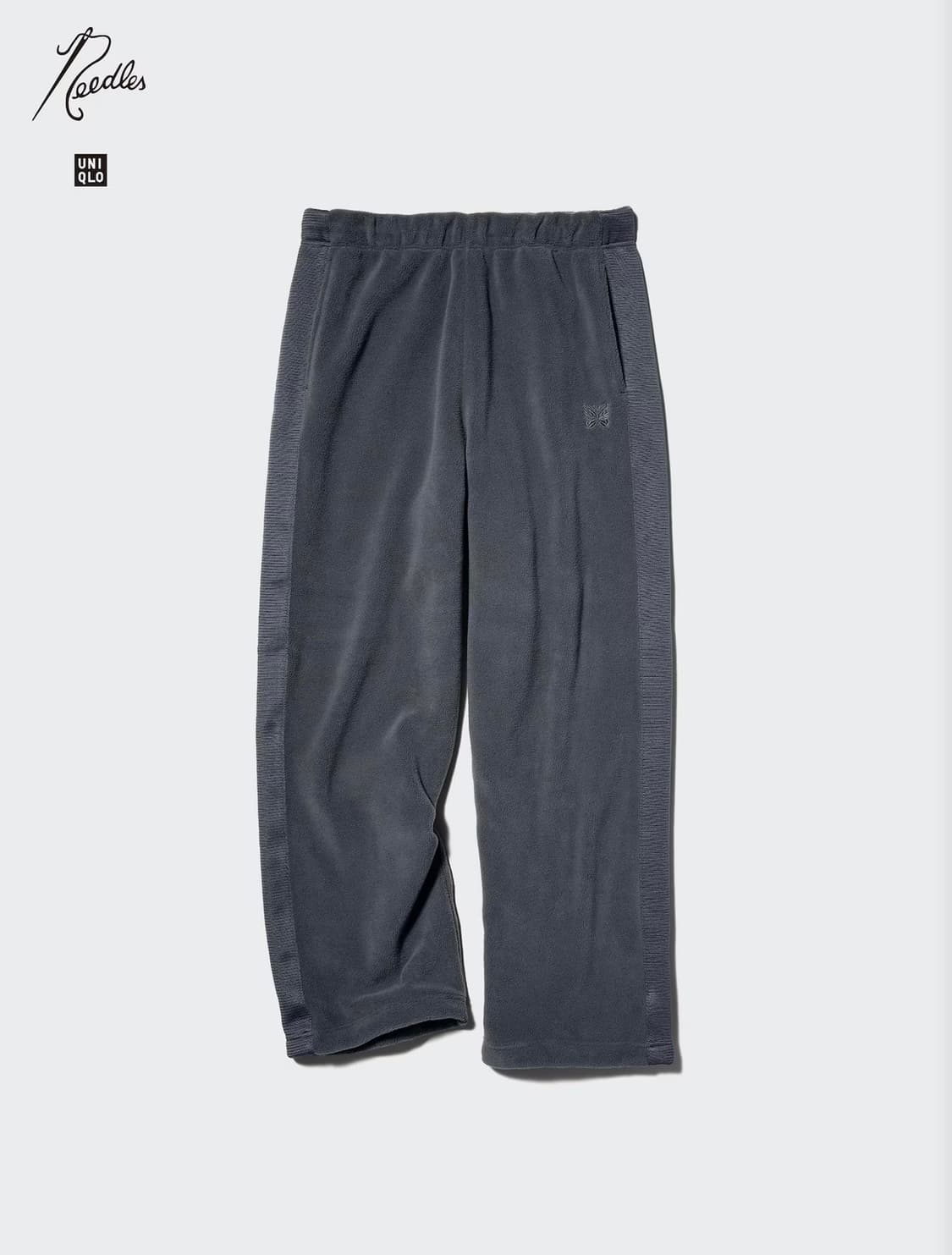 유니클로 니들스 콜라보 후리스와이드팬츠 (다크그레이/4XL) 상품이미지1