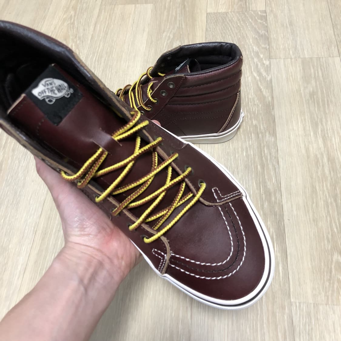 (265) 반스 VANS SK8-HI 그라운드 브레이커스 버건디 레더 상품이미지3