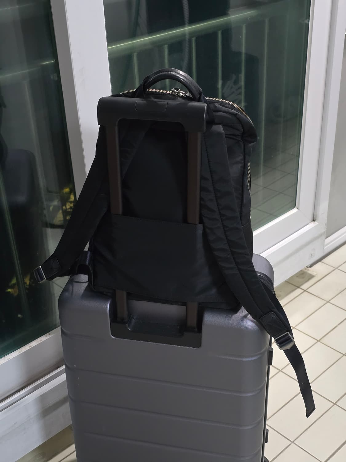 매킨토시 필로소피 나일론 백팩 블랙 상품이미지4