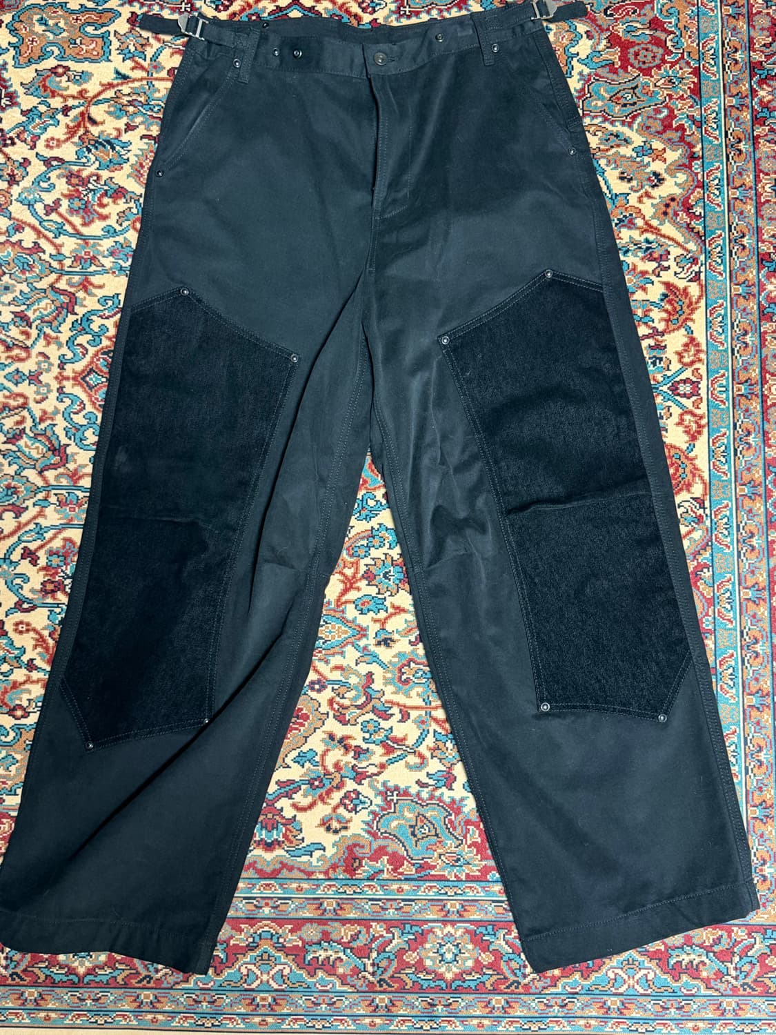 ETCE 벨벳 더블니 팬츠 사이즈L 상품이미지1