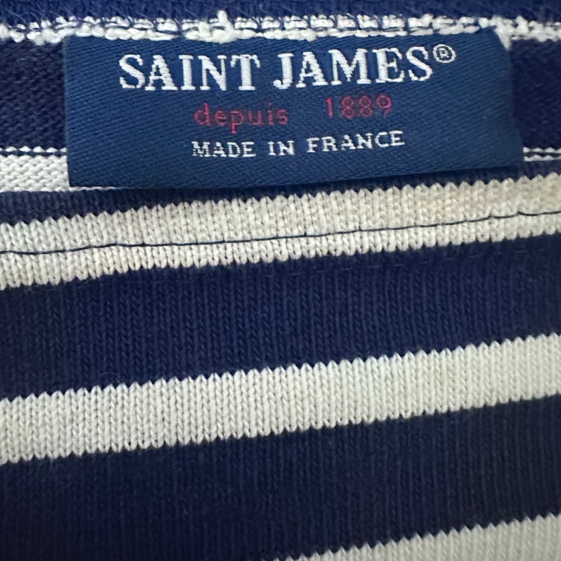 SAINT JAMES 세인트제임스 스트라이프 긴팔 XS 상품이미지5