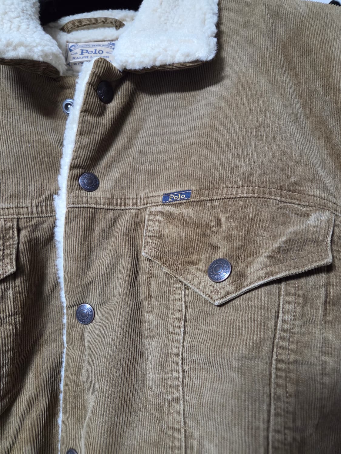 폴로 랄프로렌 코듀로이 플리스 트러커 자켓 상품이미지4