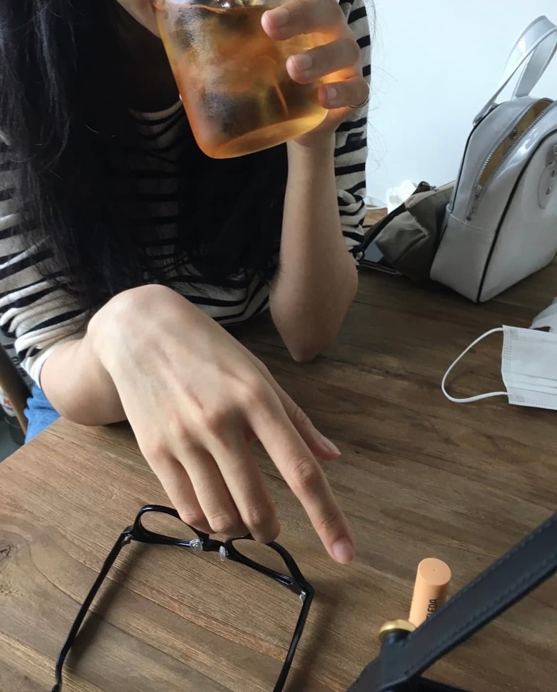 꼼데가르송 걸 CDG Girl 화이트 미니 토트백 상품이미지3