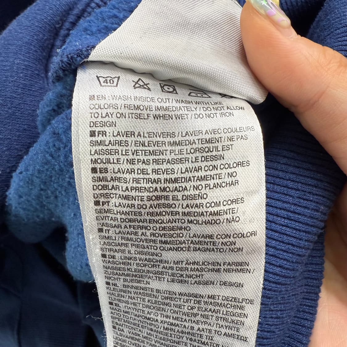 [XL] 나이키 블루 후드티 상품이미지6
