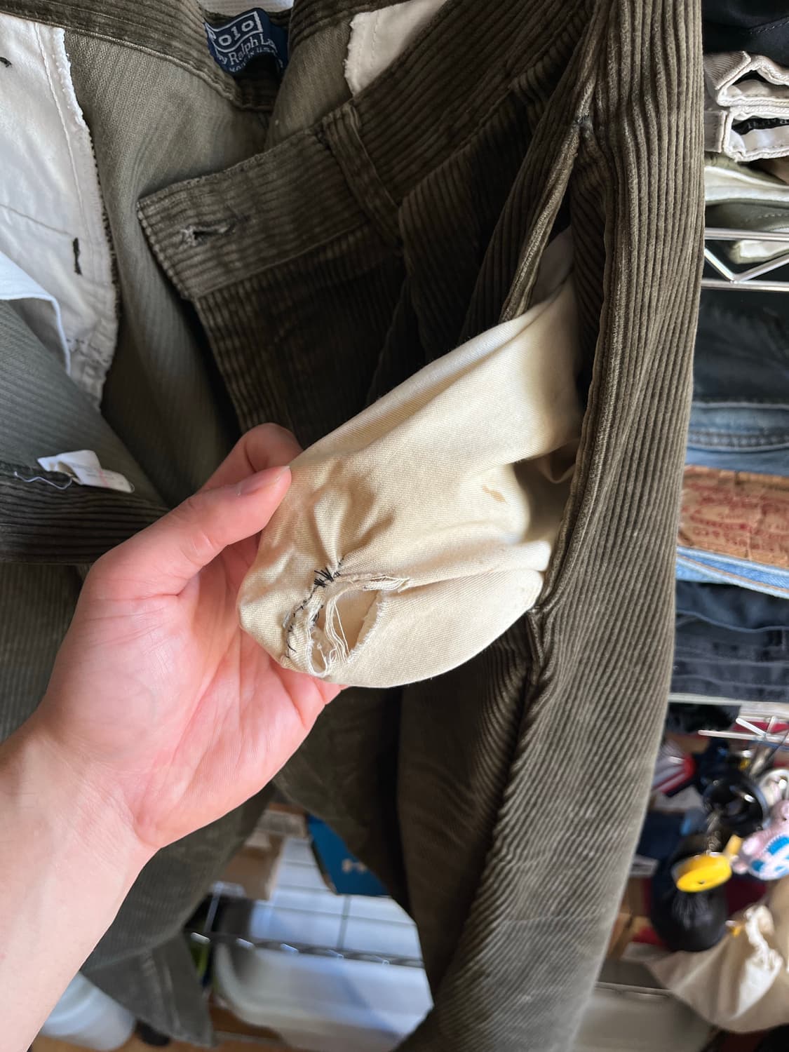 90년대 폴로 코튜로이 팬츠 상품이미지7