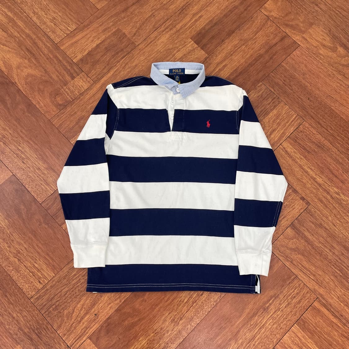 폴로 스트라이프 럭비티 상품이미지1