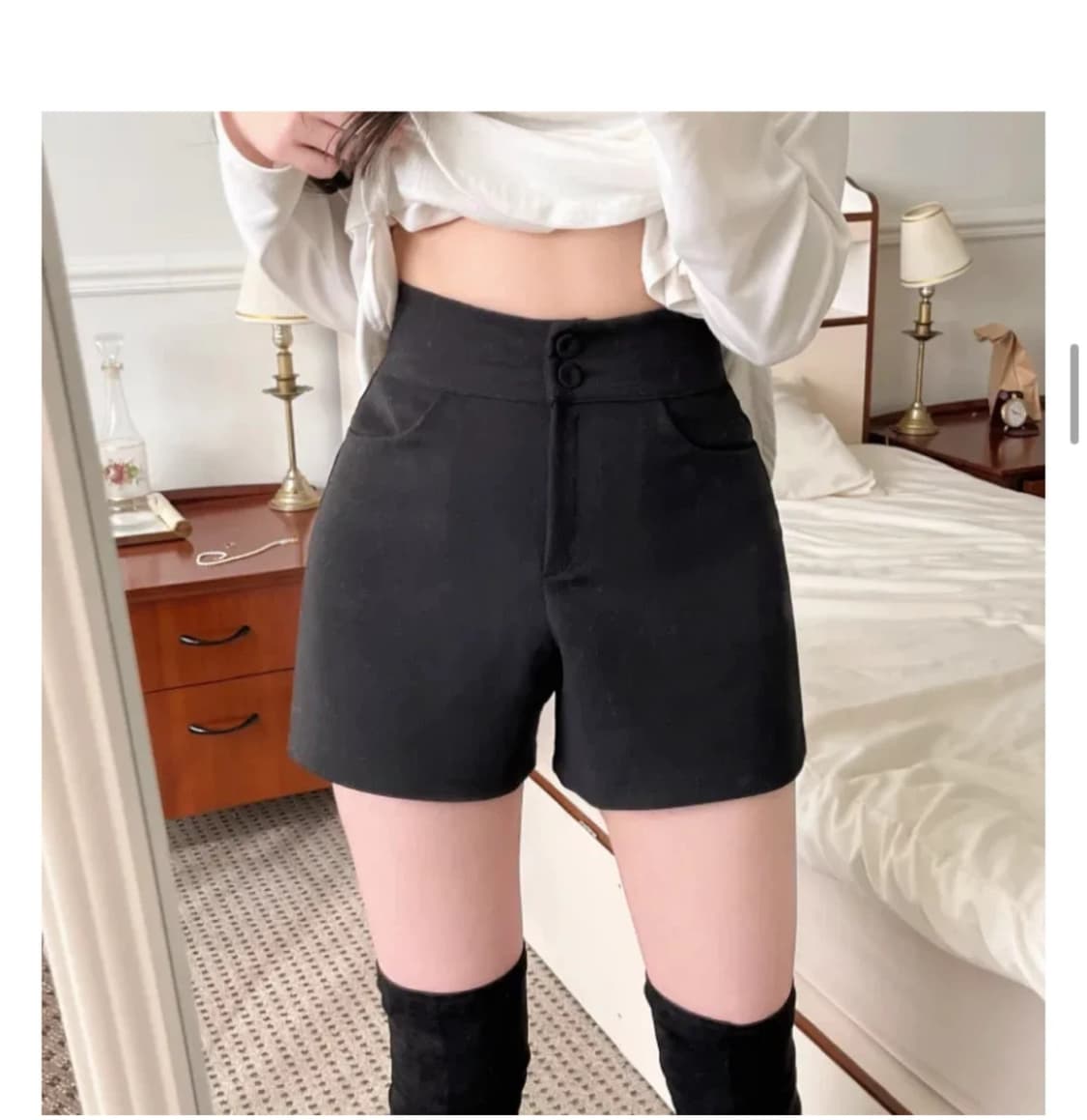 미사용 핏 예쁜 반바지  상품이미지2