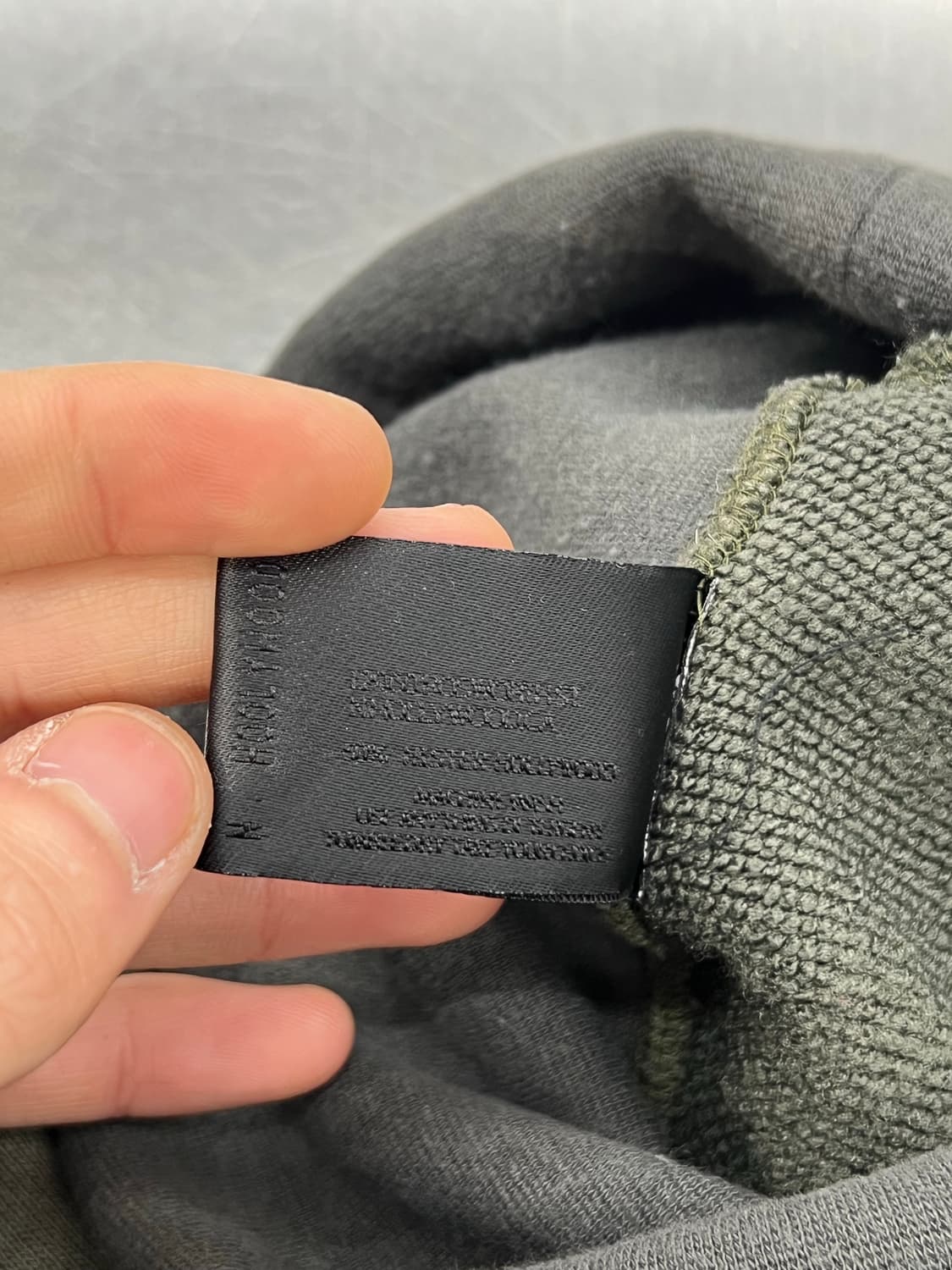 엔할리우드 하이넥 밀리터리 오버 스웨트 셔츠 상품이미지8