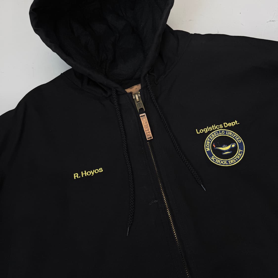 USA 빈티지 덕액티브 덕캔버스 후드 워크자켓 블랙 상품이미지3