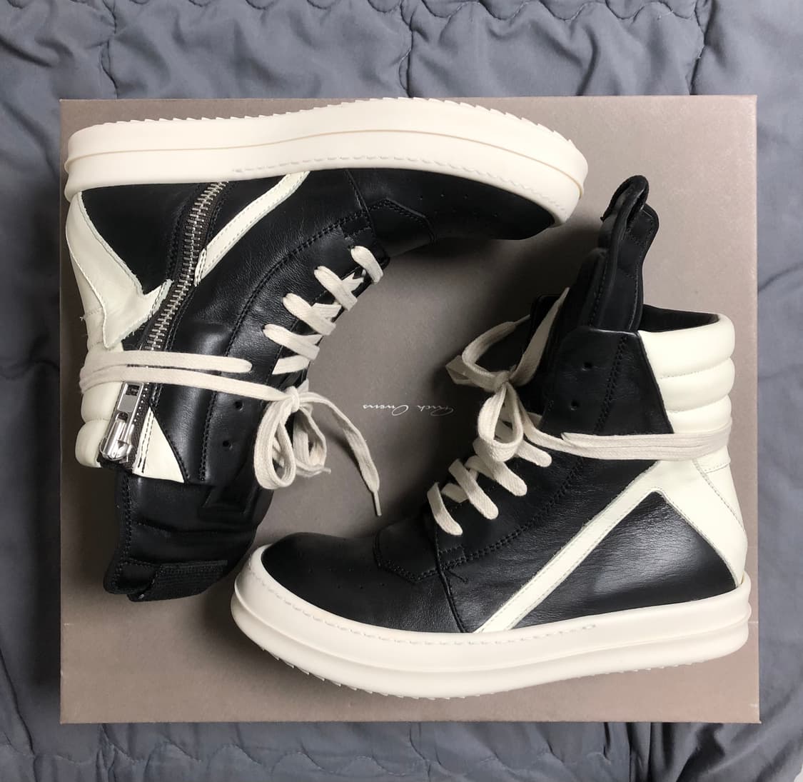 릭오웬스 16SS CYCLOPS 지오바스켓 모노크롬 LPO 36.5  상품이미지3